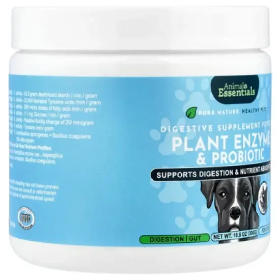 Animal Essentials Plant Enzyme & Probiotic, For Dogs & Cats, 10.6 oz (300 g) image {3}