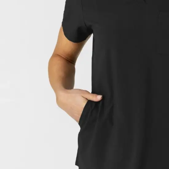 Wink W123 Women's Flex-n-Reach V-Neck Scrub Top image {5}