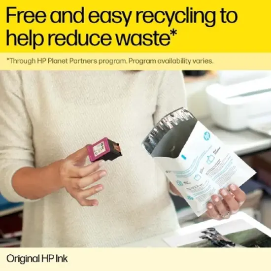 HP 902 Yellow Original Ink Cartridge, ~315 pages, T6L94AN#140 image {2}