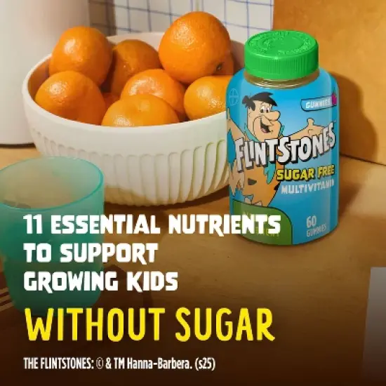 The Flintstones Sugar Free Kids' Multivitamin Gummies - 60ct image {2}