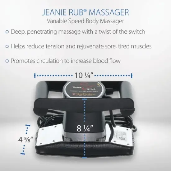 Core Products Jeanie Rub Variable Speed Massager - Professional Package image {4}