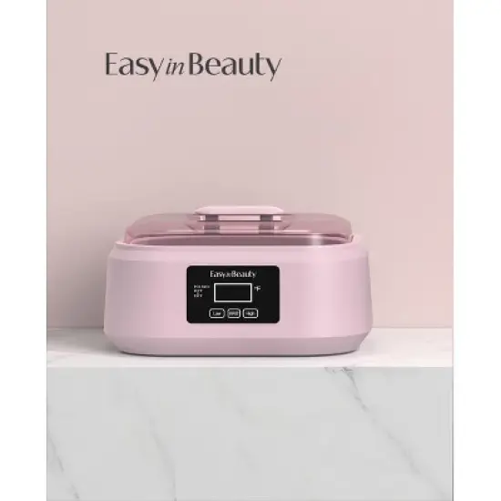 EasyinBeauty Paraffin Wax Machine for Hand and Feet, Touchscreen 3000ml Paraffin Wax Warmer - Pink image {5}