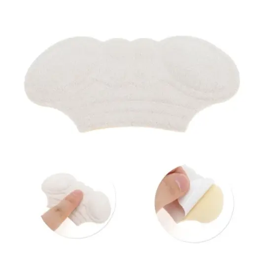 Unique Bargains Cuttable Shoes Heel Pads 0.28'' 1 Pair image {2}