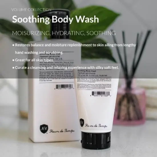 Number 4 - Fleurs de Temps Soothing Body Wash image {1}