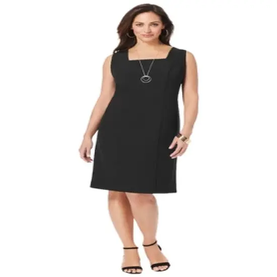 Jessica London Women&rsquo;s Plus Size Bi-Stretch Sheath Dress image {4}