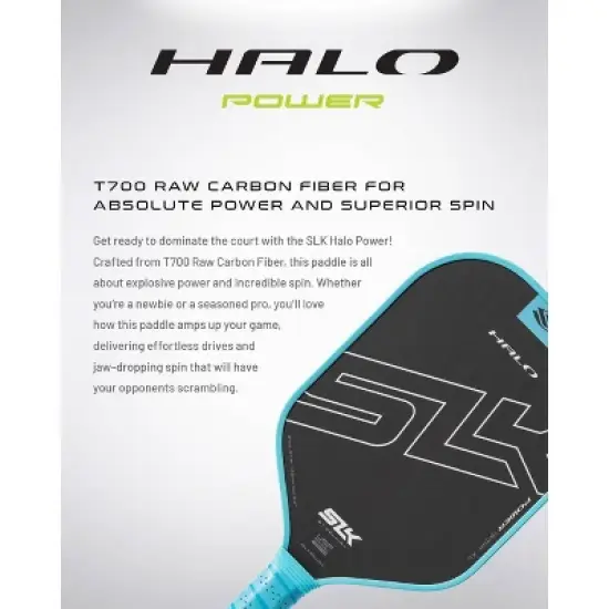 Selkirk Sport Halo Power Pickleball Paddle - Blue XL image {3}