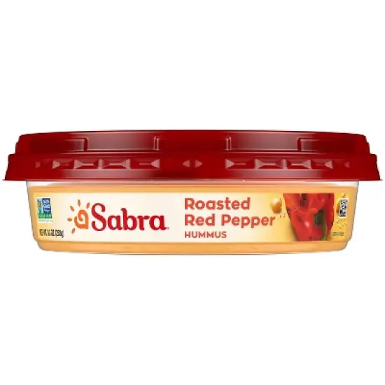 Sabra Roasted Red Pepper Hummus - 10oz image {1}