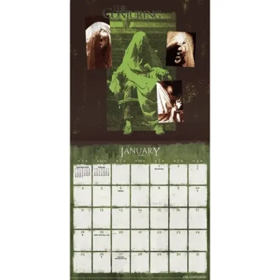 Trends International 2026 Horror Collection 12"x12" Wall Calendar image {1}