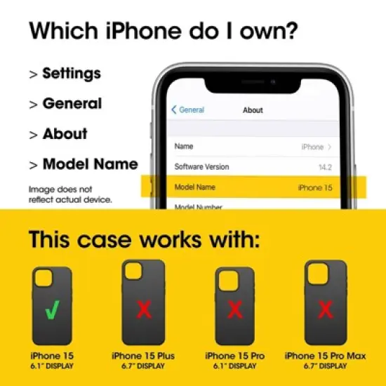 OtterBox Apple iPhone 16e/iPhone 15/iPhone 14/iPhone 13 Symmetry Series for MagSafe Case - Clear image {3}