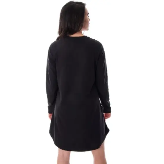 Star Trek Next Generation Women's Juniors Picard Raglan Nightgown Sleep Shirt image {5}