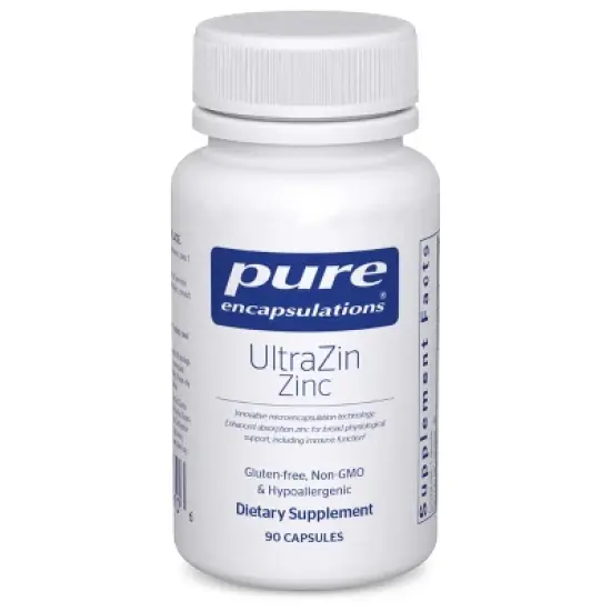 Pure Encapsulations UltraZin Zinc - Enhanced Absorption Mineral Support for Metabolism and Immune Health* - 90 Capsules image {8}