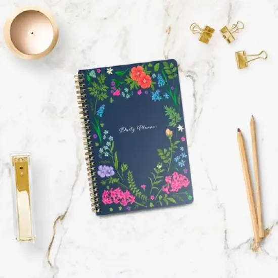 Blu Monaco Minimalist Daily Planner and Notebook with Hourly Schedule - 160 Pages, 80 Days image {1}