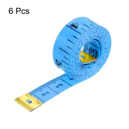 Unique Bargains Soft Plastic Flexible Tailor Seamstress Ruler Tape Measure image {2}