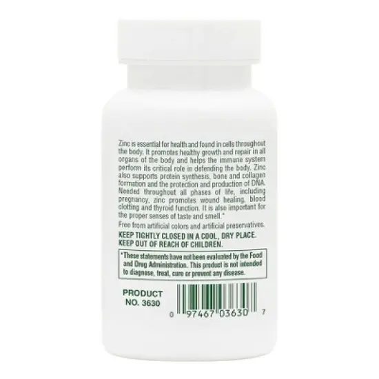 Zinc 10mg by Nature's Plus  -  90 Tablet image {2}