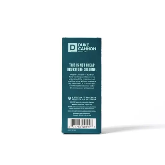 Duke Cannon Supply Co. Proper Cologne for Men - Seawolf Scent of Driftwood and Coastal Air - 1.7 fl oz image {1}