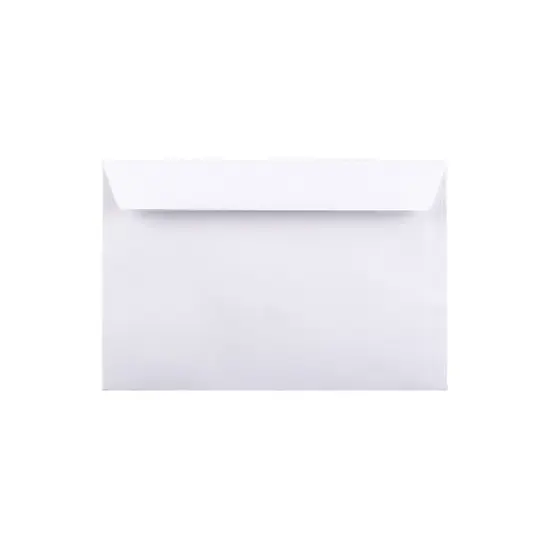 JAM Paper Booklet Envelope 6" x 9" White 1000/Carton (04238B) image {2}