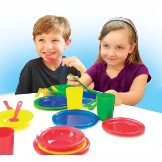 Kidzlane Kids and Toddler Dishes - Multicolored image {1}