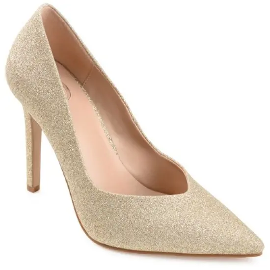 Journee Collection Womens Ninna Slip On High Stiletto Pointed Toe Pumps image {10}