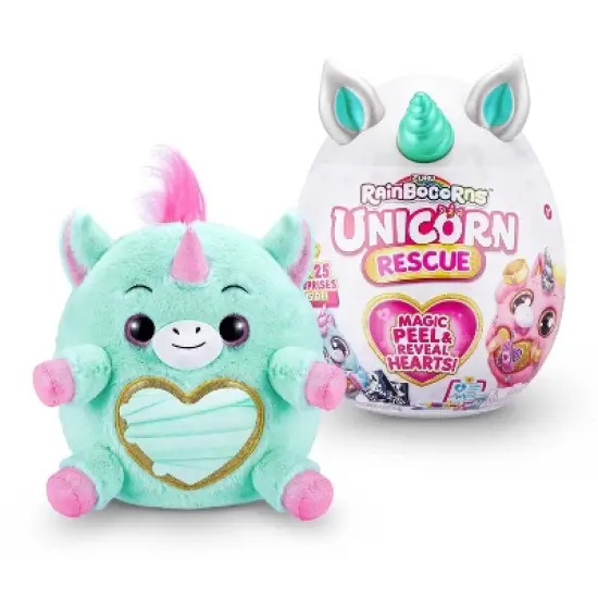 Rainbocorns Unicorn Rescue Surprise Collectible Plush Stuffed Animal by ZURU image {2}