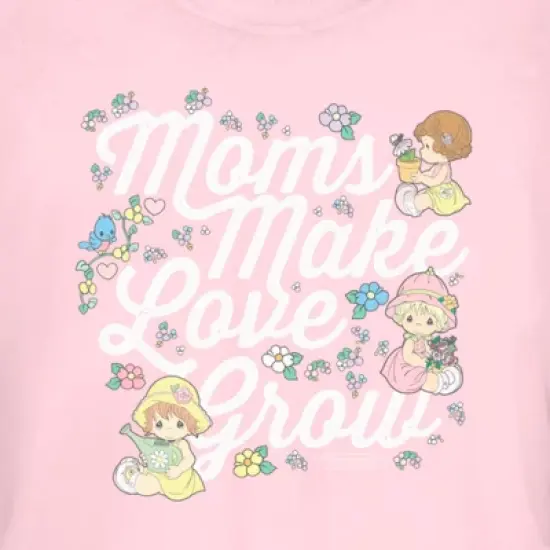 Junior's Precious Moments Moms Make Love Grow  T-Shirt -  - image {1}