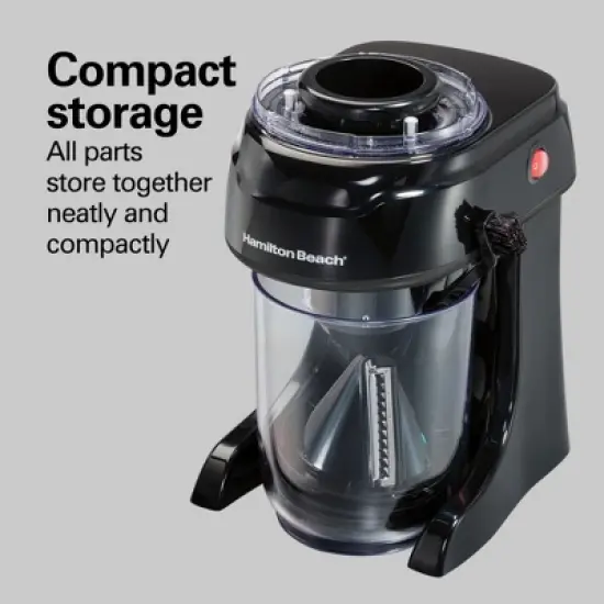 Hamilton Beach 3-Cone Spiralizer - Black: Electric Veggie & Zucchini Spiralizer, Food Slicer, Dishwasher-Safe Parts image {6}