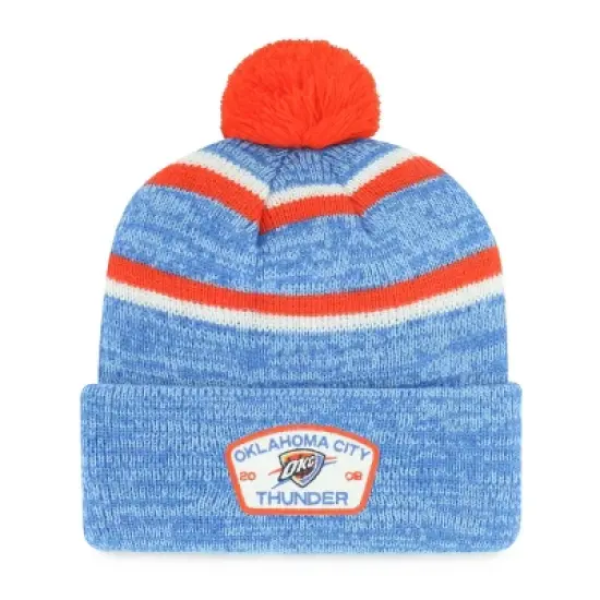 NBA Oklahoma City Thunder Couliour Knit Beanie with Pom image {2}