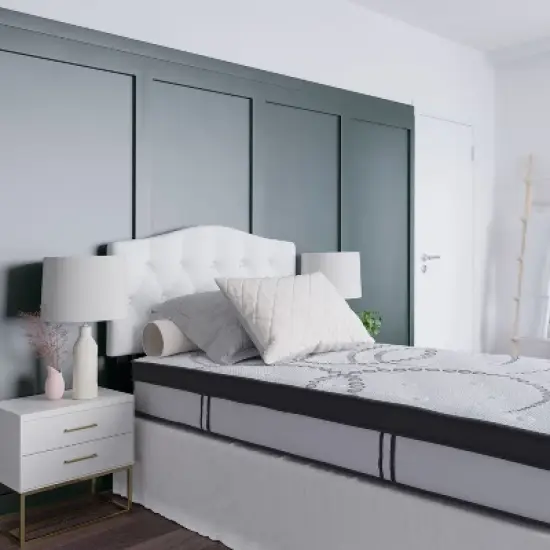 Emma and Oliver 10 Inch Pocket Spring Mattress - Premium Mattress image {4}