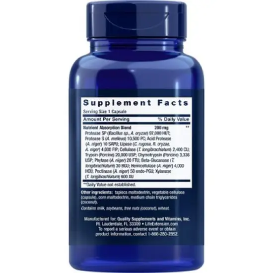 Extraordinary Enzymes by Life Extension  -  60 Capsule image {1}