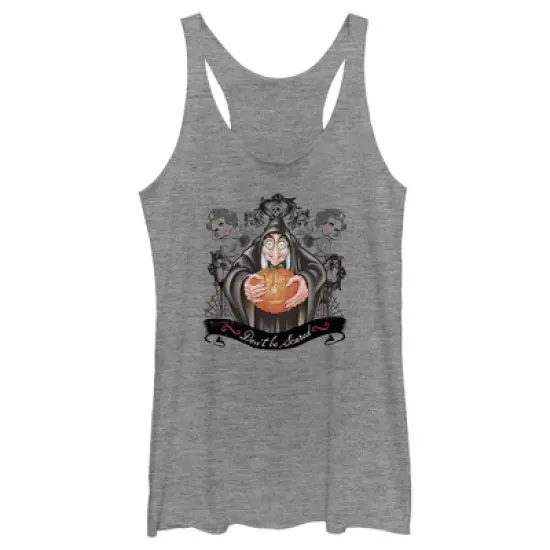 Women's Snow White and the Seven Dwarves Evil Queen Pumpkin Racerback Tank Top image {3}