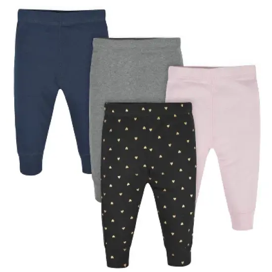 Gerber Baby Girls Active Pants, 4-pack image {10}