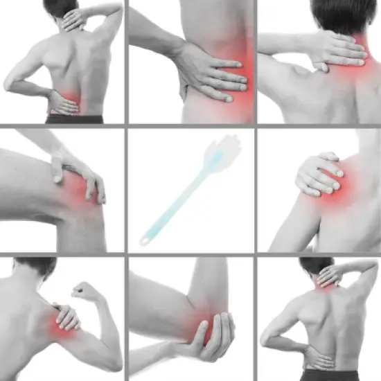 Unique Bargains Portable Scraper Long palm Manual Massager Tool 15.75"x3.15" 1 Pc image {4}