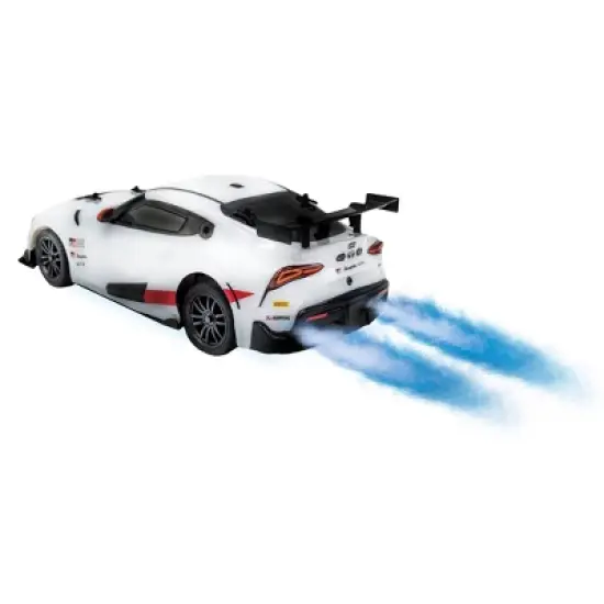 Hyper Toyota RC Supra with LED and Vapor Vehicle - 1:16 Scale: Remote Control Car, USB Charging, Plastic Material image {2}