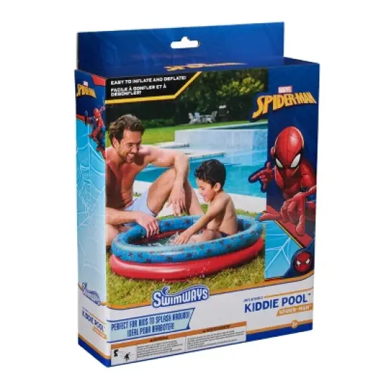 Swimways Marvel Spidey Kiddie Pool: Disney PVC Fun for Ages 3+ image {3}