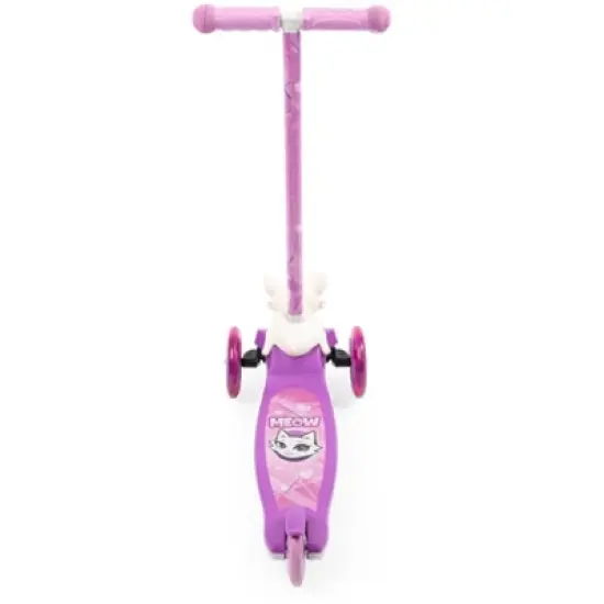 Voyager Cat 3D Tilt and Turn Kids Scooter with Light Up Deck and Wheels image {5}