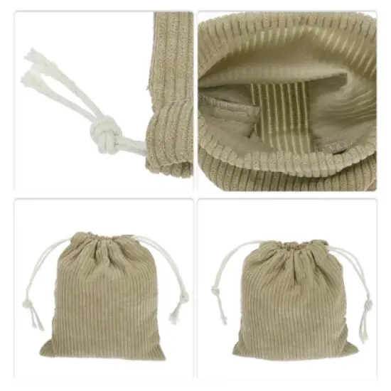 Unique Bargains Portable Drawstring Makeup Bag 1 Pc image {2}