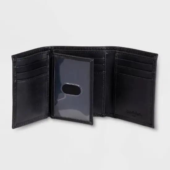 RFID Extra-Capacity Trifold Wallet - Goodfellow & Co&trade; Black One Size image {2}