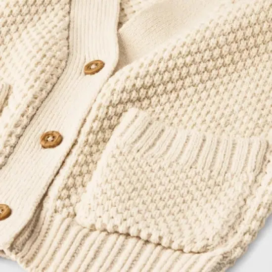 Grayson Collective Baby Cardigan & Ribbed Leggings Set - Cream/Brown  image {2}