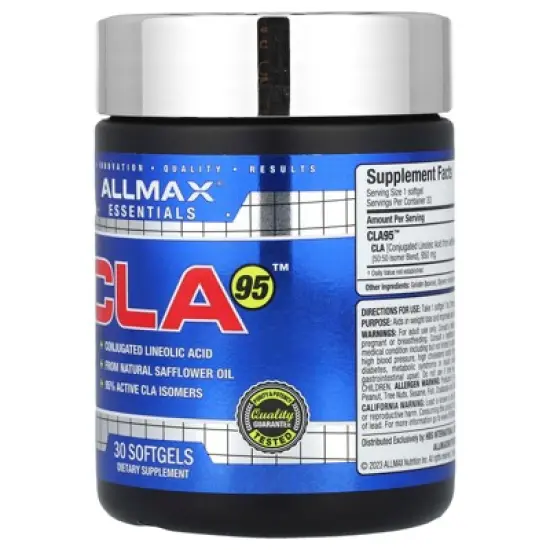 ALLMAX Essentials, CLA95&trade;, 30 Softgels image {2}