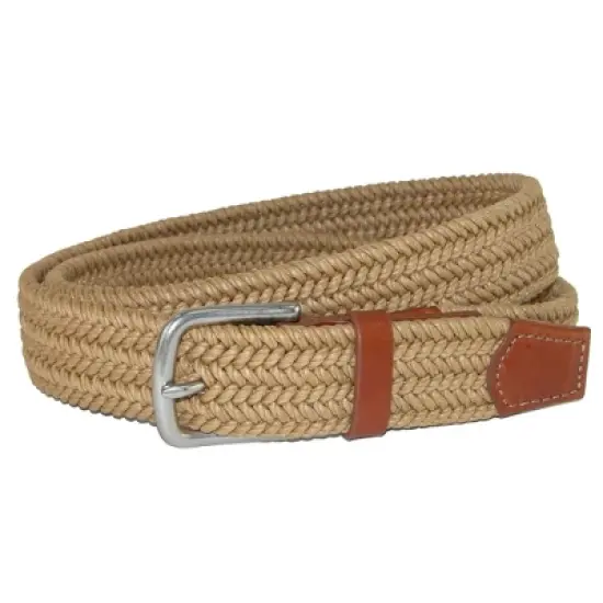 CrookhornDavis Men's Boca Braided Waxed Cotton Stretch Belt image {6}