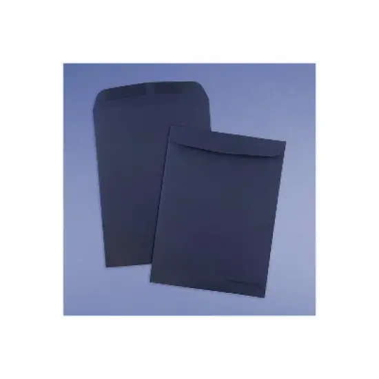 JAM Paper Open End Catalog Envelope 9" x 12" Navy Blue 50/Pack (51287431I) image {3}