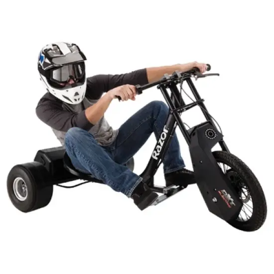 Razor DXT Electric Powered Drift Trike - Black image {6}