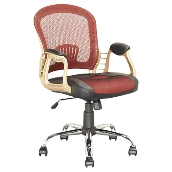 Workspace Executive Office Chair Leatherette and Mesh - CorLiving image {10}