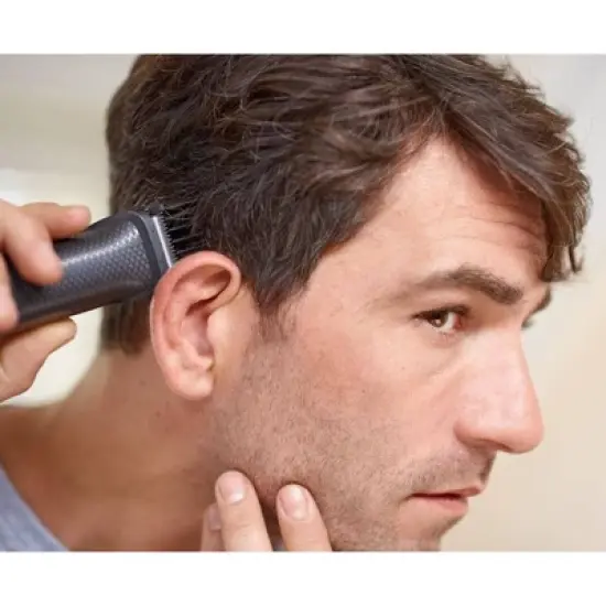 Philips Norelco Series 3000 Multigroom All-in-One Men's Rechargeable Electric Trimmer with 13 Attachments - MG3740/40 image {4}