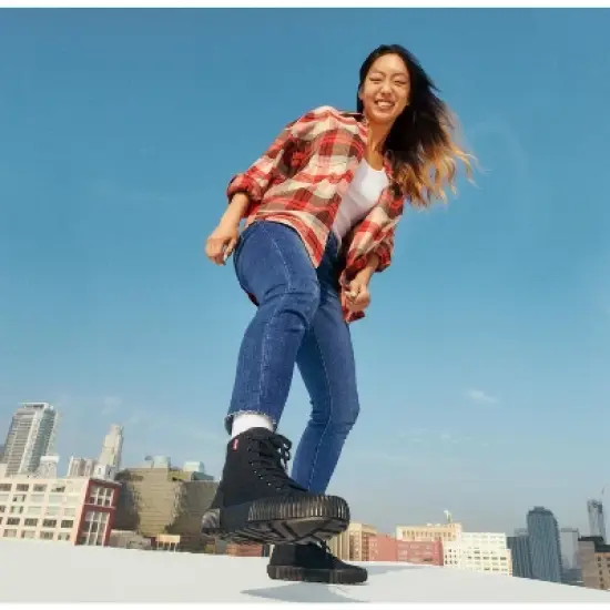 Levi's Womens Olivia Hightop Platform Sneaker Shoe image {6}