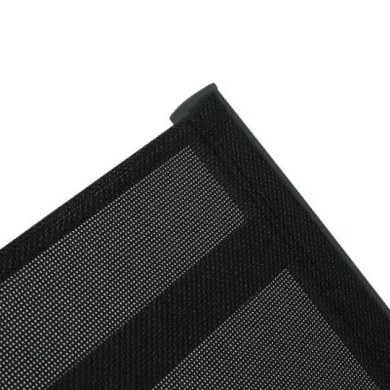 Christopher Knight Home Perlas Outdoor Aluminum Adjustable Chaise Lounge, Black image {6}