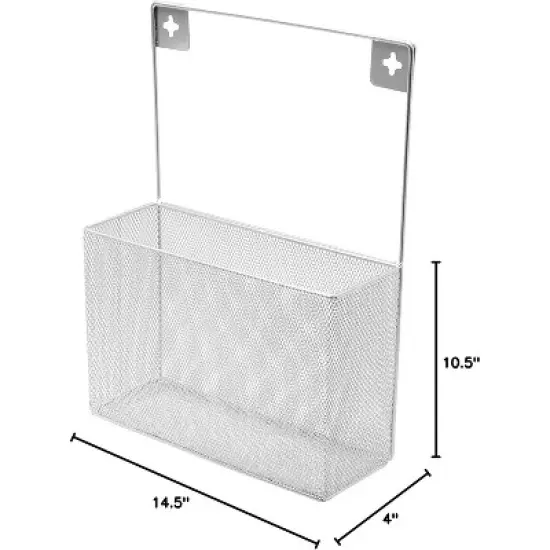 YBM Home Mesh Wall Mount Kitchen Cabinet Door Organizer (1154),6-Pack image {2}