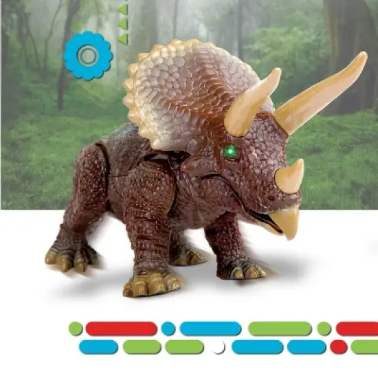 Discovery Kids Triceratops LED Infrared Remote Control (RC) Toy image {3}