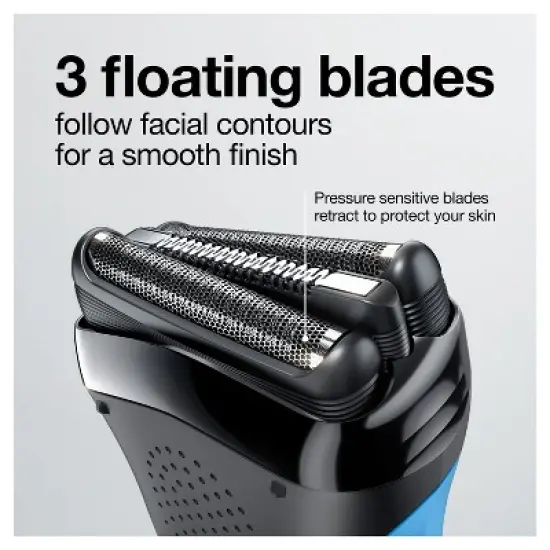 Braun Series 3-310s Men's Rechargeable Wet & Dry Electric Foil Shaver image {3}