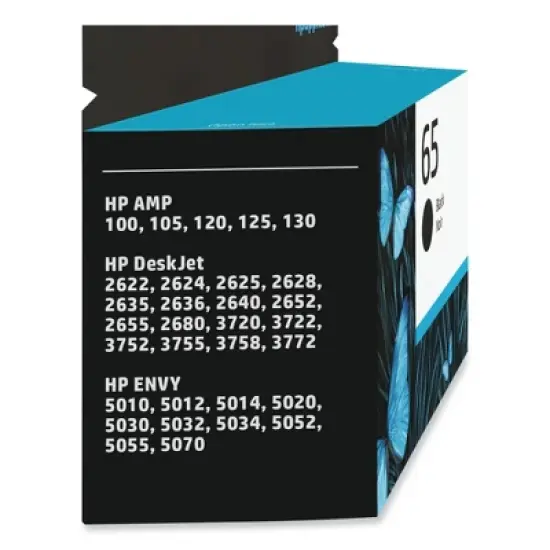 HP 65 Single Ink Cartridge - Black image {1}