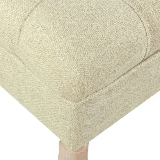Classic Tufted Medium Bench - HomePop image {4}